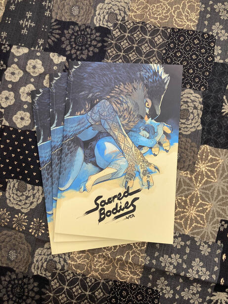My 2024 ShortBox Comic Fair debut, "Sacred Bodies".