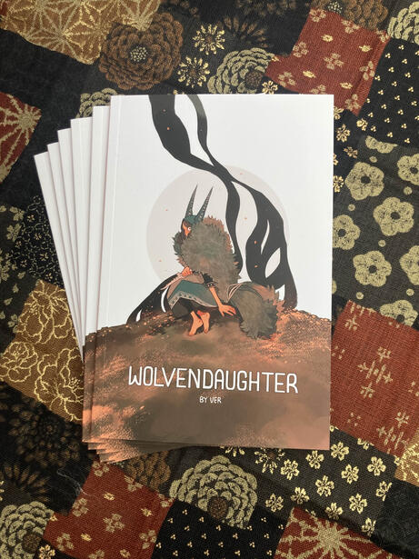 My 2022 Eisner-nominated comic, "Wolvendaughter".